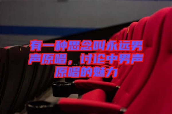 有一種思念叫永遠男聲原唱，討論中男聲原唱的魅力