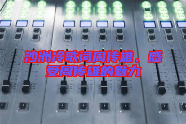沙洲冷歌詞周傳雄，感受周傳雄的魅力