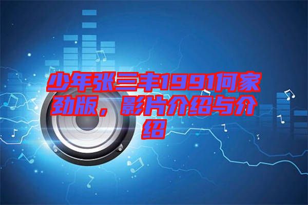 少年張三豐1991何家勁版，影片介紹與介紹