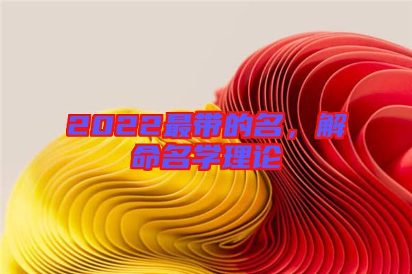 2022最帶的名，解命名學(xué)理論