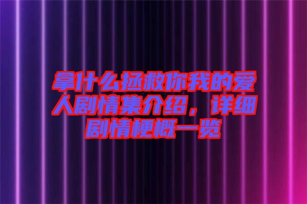 拿什么拯救你我的愛(ài)人劇情集介紹，詳細(xì)劇情梗概一覽