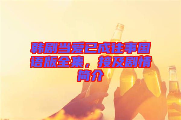 韓劇當(dāng)愛已成往事國語版全集，接及劇情簡介