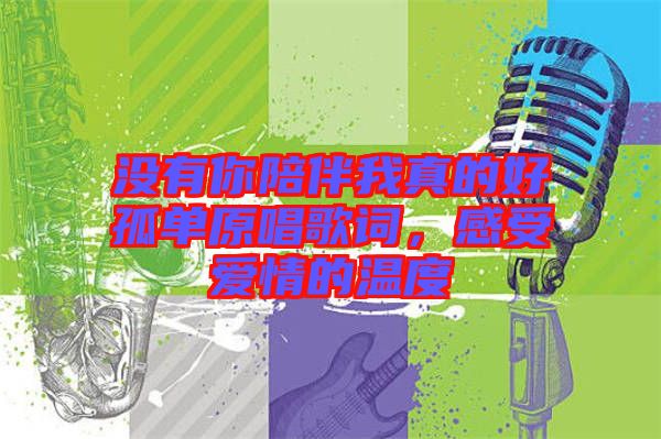 沒(méi)有你陪伴我真的好孤單原唱歌詞，感受愛(ài)情的溫度