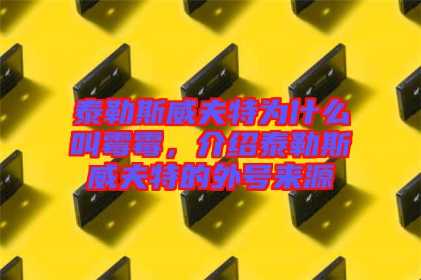 泰勒斯威夫特為什么叫霉霉，介紹泰勒斯威夫特的外號來源