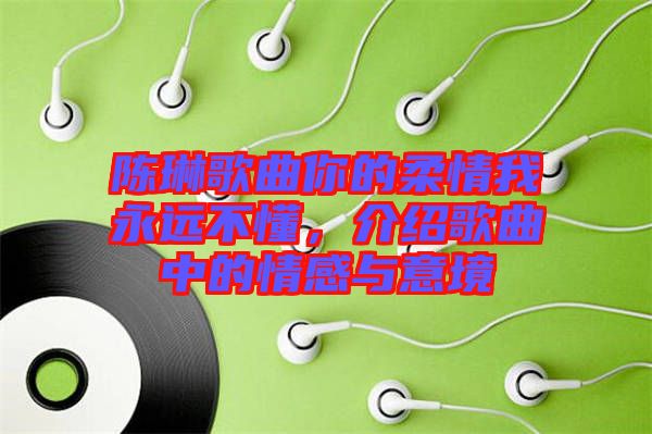陳琳歌曲你的柔情我永遠(yuǎn)不懂，介紹歌曲中的情感與意境