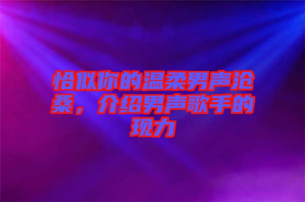 恰似你的溫柔男聲滄桑，介紹男聲歌手的現(xiàn)力