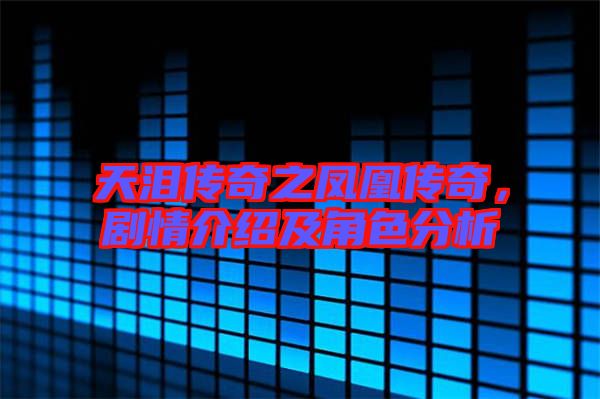 天淚傳奇之鳳凰傳奇，劇情介紹及角色分析