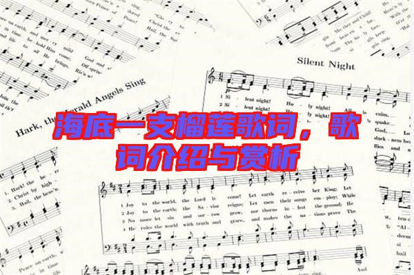 海底一支榴蓮歌詞，歌詞介紹與賞析