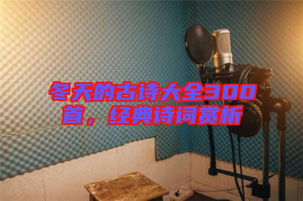 冬天的古詩大全300首，經(jīng)典詩詞賞析