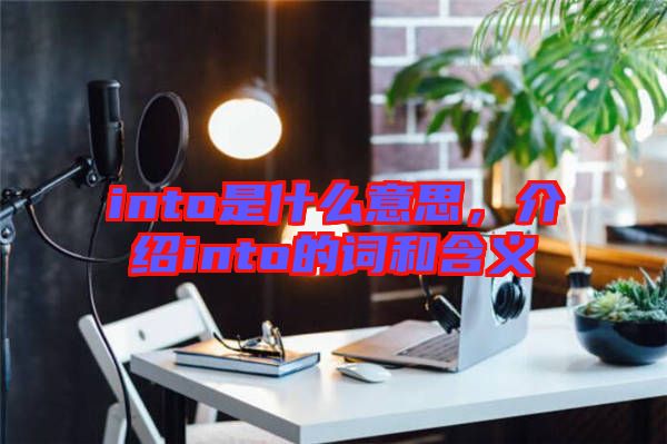 into是什么意思，介紹into的詞和含義