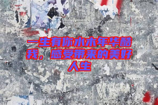 一生有你水木年華酷我，感受帶來的美好人生