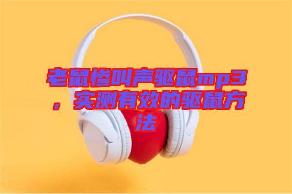 老鼠慘叫聲驅(qū)鼠mp3，實(shí)測(cè)有效的驅(qū)鼠方法