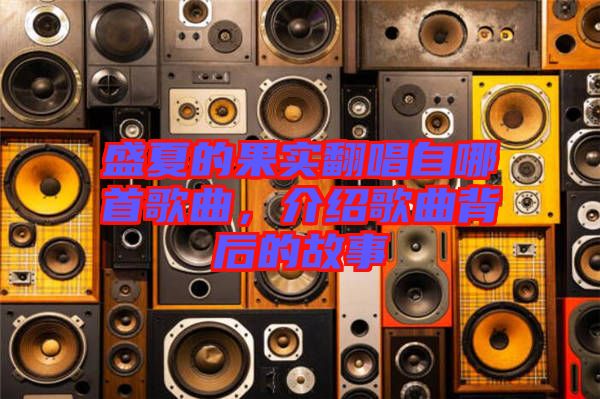盛夏的果實翻唱自哪首歌曲，介紹歌曲背后的故事