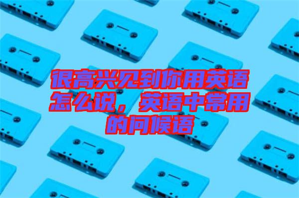 很高興見到你用英語怎么說，英語中常用的問候語