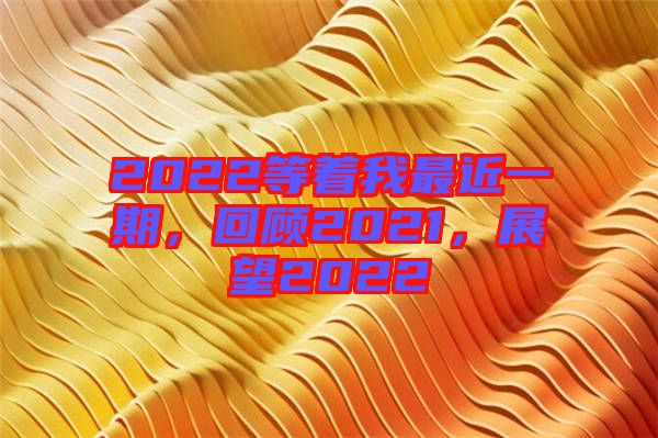2022等著我最近一期，回顧2021，展望2022