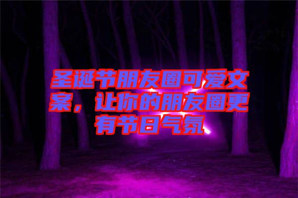 圣誕節(jié)朋友圈可愛文案，讓你的朋友圈更有節(jié)日氣氛