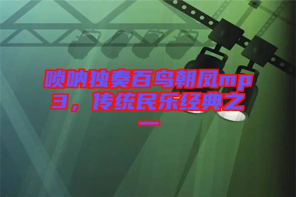 嗩吶獨(dú)奏百鳥朝鳳mp3，傳統(tǒng)民樂經(jīng)典之一