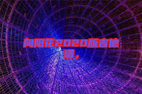 向陽(yáng)花2020版吉他譜，