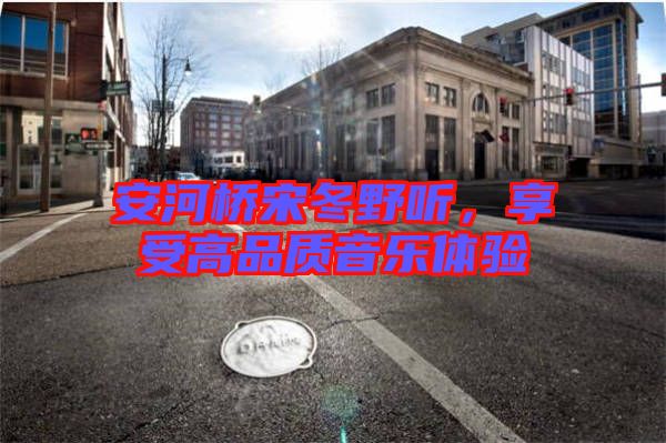 安河橋宋冬野聽，享受高品質(zhì)音樂體驗