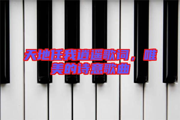 天地任我逍遙歌詞，唯美的詩(shī)意歌曲