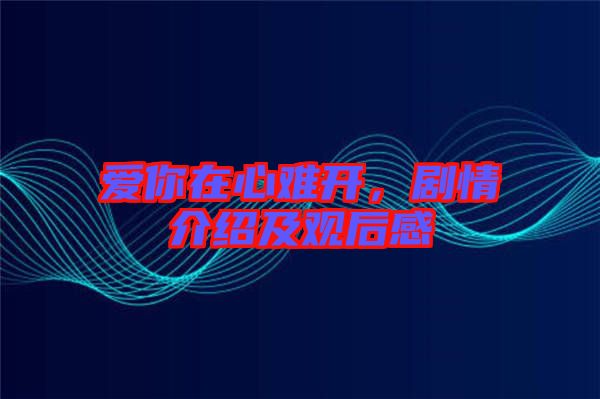 愛你在心難開，劇情介紹及觀后感