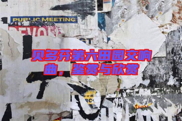 貝多芬第六田園交響曲，鑒賞與欣賞