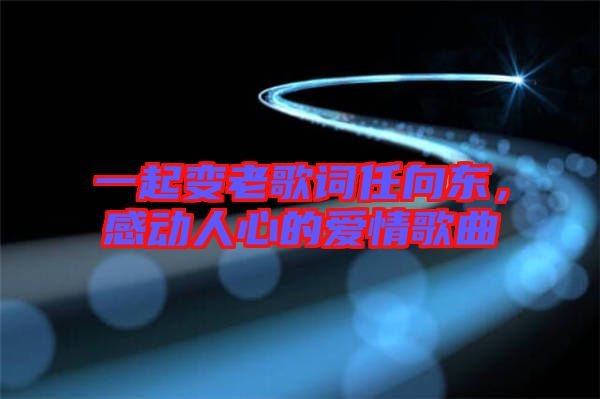一起變老歌詞任向東，感動(dòng)人心的愛(ài)情歌曲