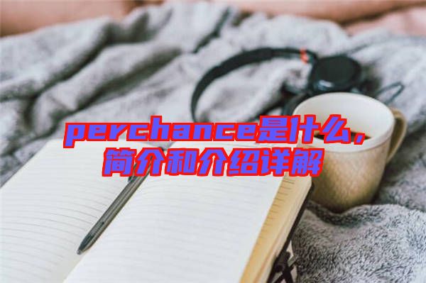 perchance是什么，簡介和介紹詳解
