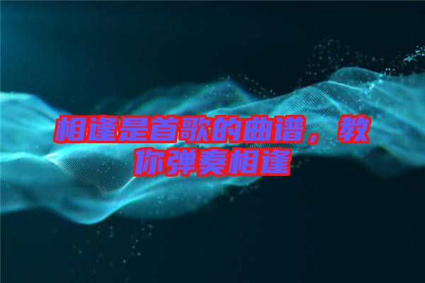 相逢是首歌的曲譜，教你彈奏相逢
