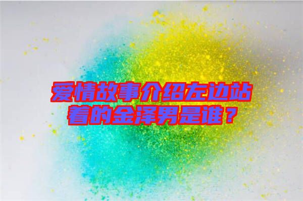 愛情故事介紹左邊站著的金澤男是誰(shuí)？