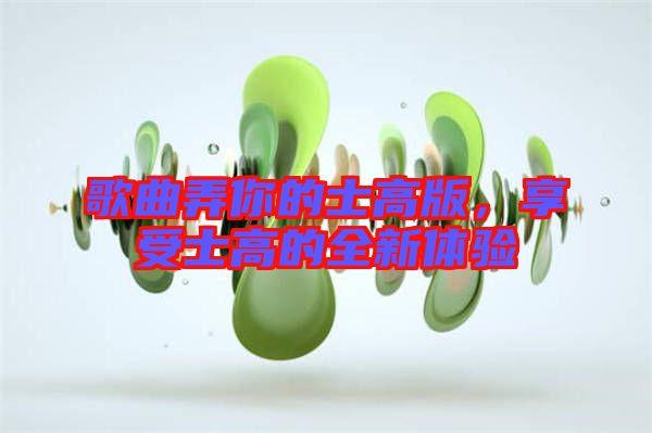 歌曲弄你的士高版，享受士高的全新體驗(yàn)