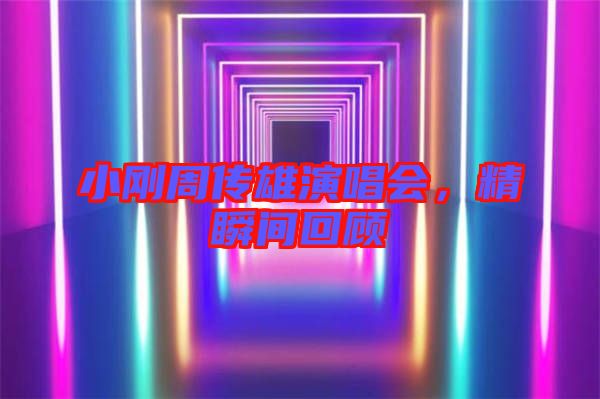 小剛周傳雄演唱會(huì)，精瞬間回顧