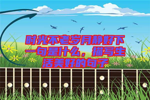 時(shí)光不老歲月靜好下一句是什么，描寫生活美好的句子