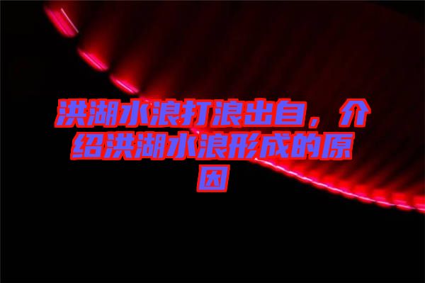 洪湖水浪打浪出自，介紹洪湖水浪形成的原因