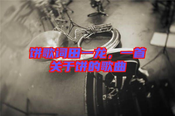 餅歌詞田一龍，一首關(guān)于餅的歌曲