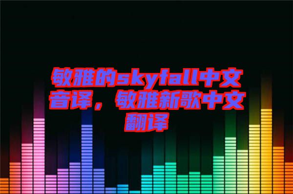 敏雅的skyfall中文音譯，敏雅新歌中文翻譯