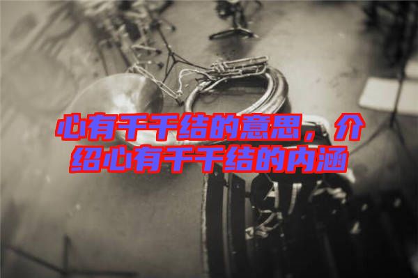 心有千千結(jié)的意思，介紹心有千千結(jié)的內(nèi)涵