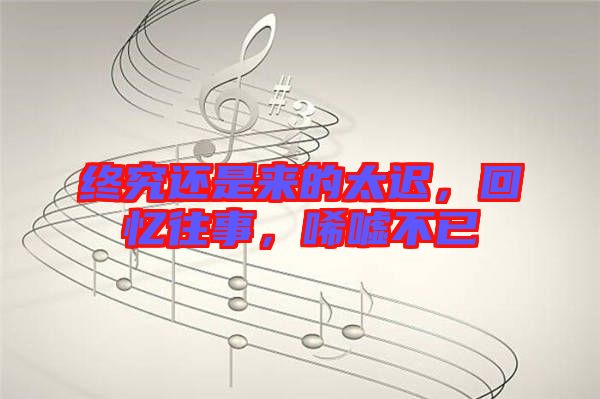 終究還是來(lái)的太遲，回憶往事，唏噓不已