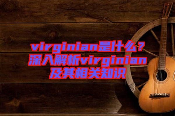 virginian是什么？深入解析virginian及其相關(guān)知識