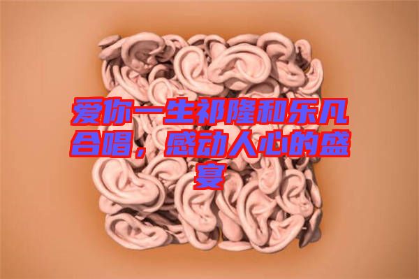 愛(ài)你一生祁隆和樂(lè)凡合唱，感動(dòng)人心的盛宴