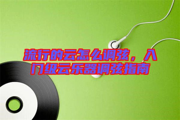 流行的云怎么調弦，入門級云樂器調弦指南