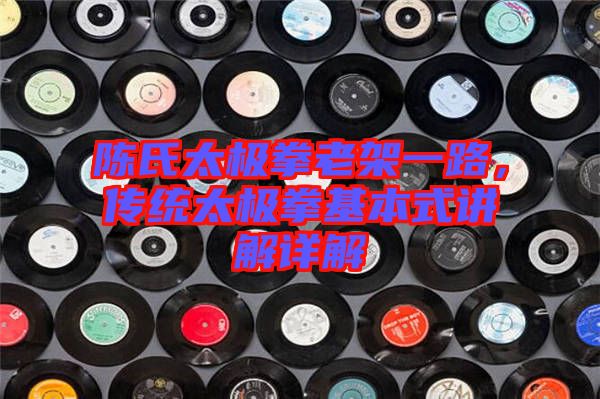 陳氏太極拳老架一路，傳統(tǒng)太極拳基本式講解詳解