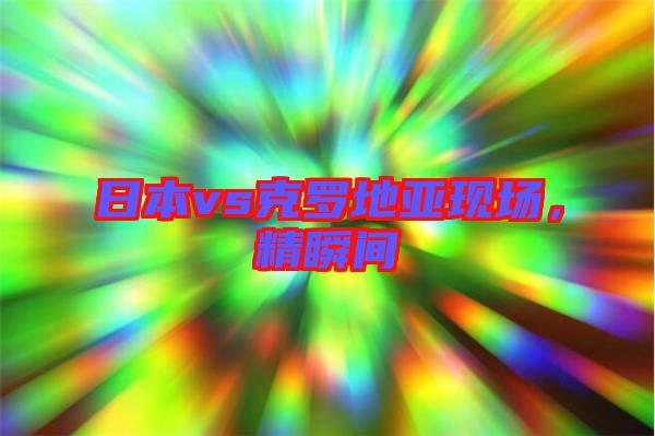 日本vs克羅地亞現(xiàn)場，精瞬間