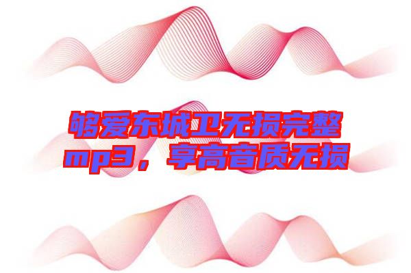 夠愛(ài)東城衛(wèi)無(wú)損完整mp3，享高音質(zhì)無(wú)損
