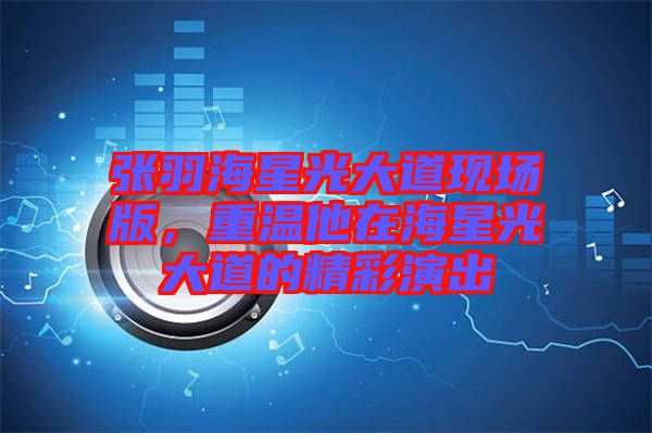 張羽海星光大道現(xiàn)場(chǎng)版，重溫他在海星光大道的精彩演出