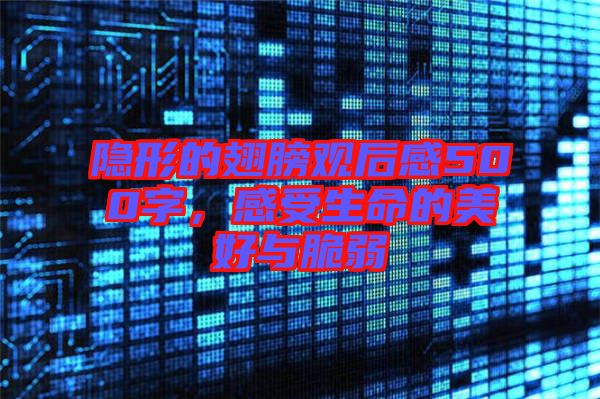 隱形的翅膀觀后感500字，感受生命的美好與脆弱