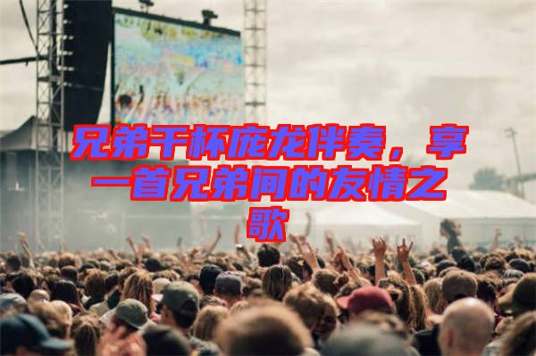 兄弟干杯龐龍伴奏，享一首兄弟間的友情之歌