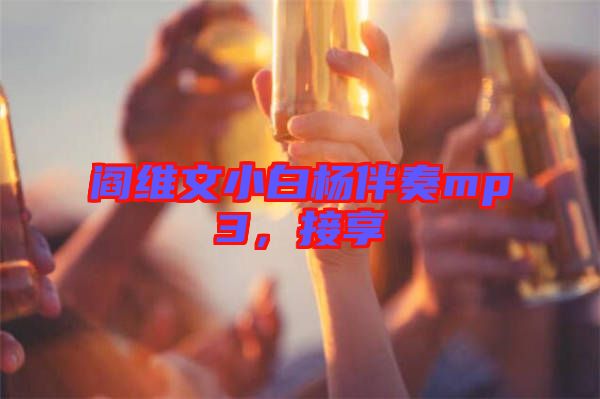閻維文小白楊伴奏mp3，接享