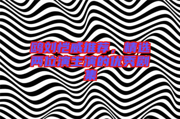 鷗劉愷威推薦，精選兩位演主演的優(yōu)秀劇集
