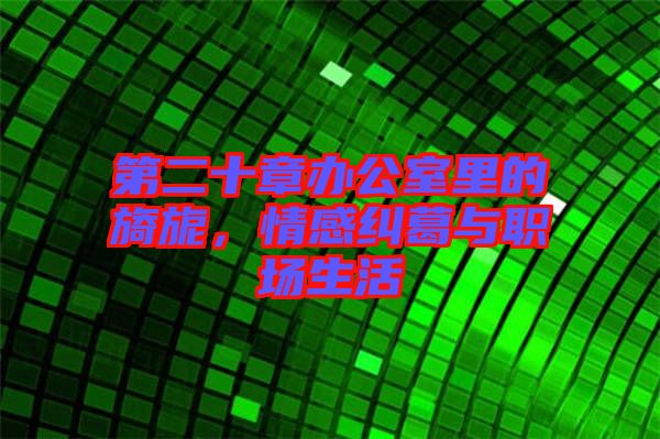 第二十章辦公室里的旖旎，情感糾葛與職場(chǎng)生活